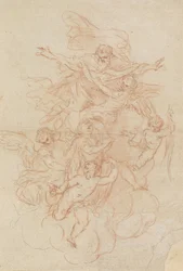 Dieu le Père et les anges